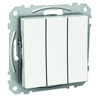 Exxact strömst 3x1-p inf snabb vit