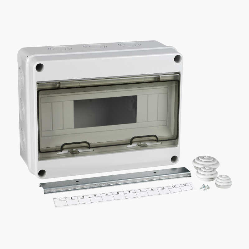 Normkapsling 6-12mod IP65 grå