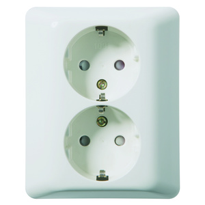 RS väggutt 2-v mj inf skruv fv