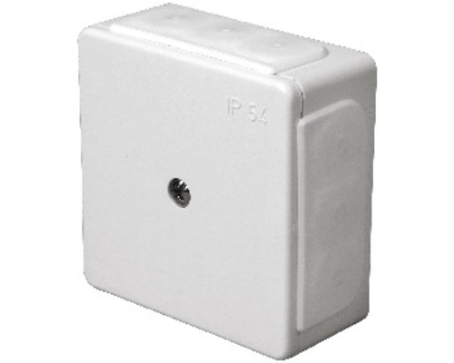 Koppl.dosa utan plint IP54 vit