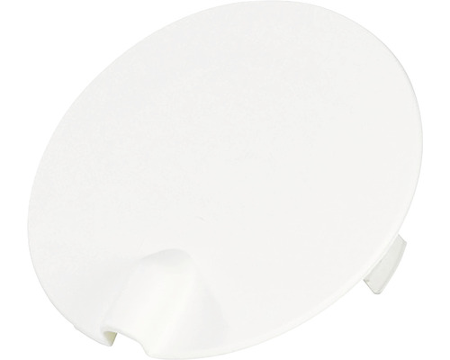 Täcklock utlopp skruv/snäpp 100mm vit