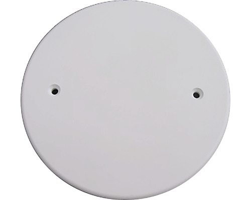 Täcklock slätt skruvfast 100mm vit