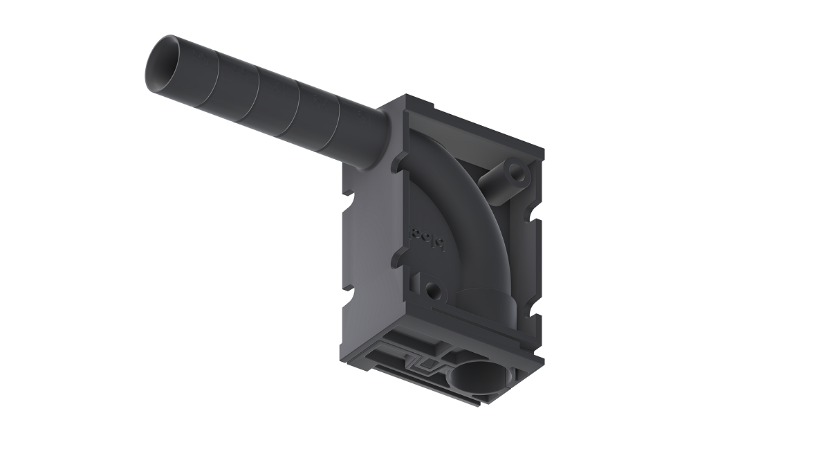 Elektroskutt Blocks rörböj 90° 16mm 1-pack