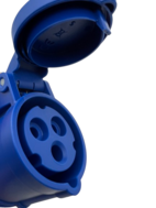 Skarvuttag 16A 3p 6h IP44