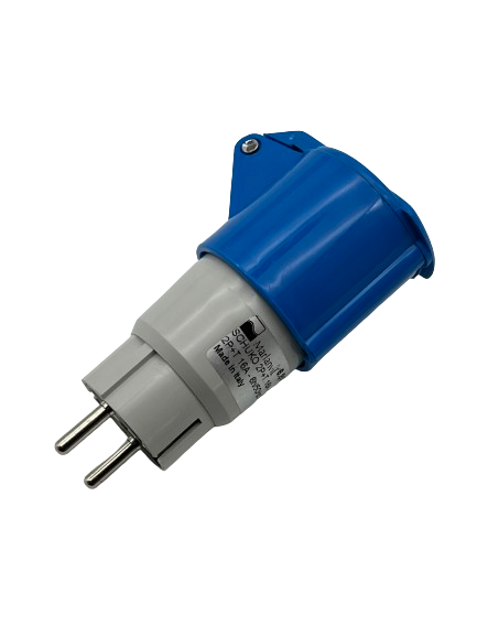 Adapter Schuko/CEE-uttag 3-pol