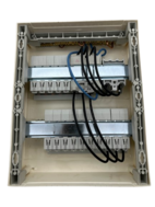 Normcentral NCU 2-rad m jfb komplett IP30D vit