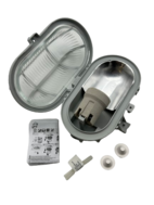 Glödljusarmatur 60W IP44 Grå