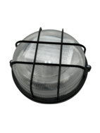 Glödljusarmatur 75W IP44 Svart