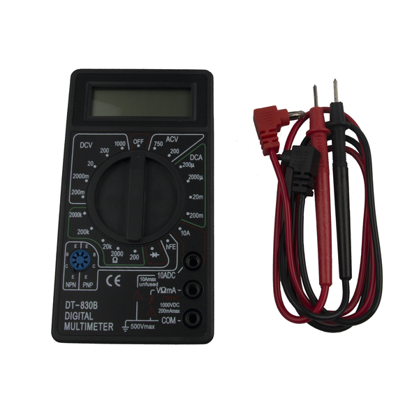 Multimeter med digital display