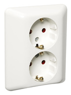 RS väggutt 2-v mj inf skruv fv