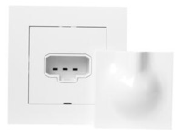 Plus lamputt DCL m stickpr 2-p mj vägg vit