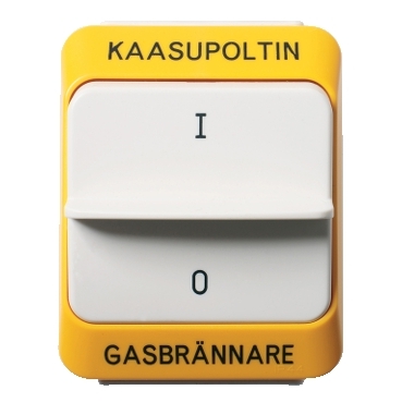 Aqua-stark strömst gasbrännare