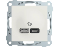 RS/plus laddutt 2xUSB A+C 45W inf fv