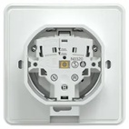 RS väggutt 1-v mj IP44 lock inf snabb rv