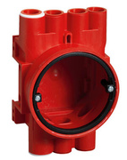 Elko koppl.dosa dubbel röd