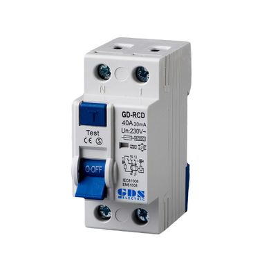 Jordfelsbrytare 2-p 40A