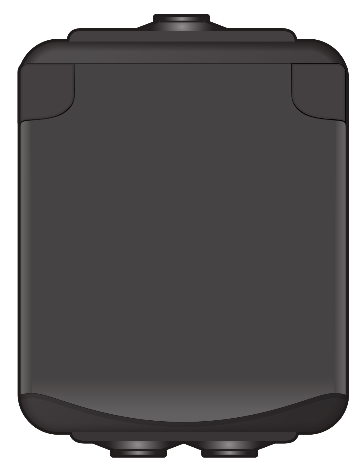 Norwesco väggutt kapslad 1-v IP44 utv sv