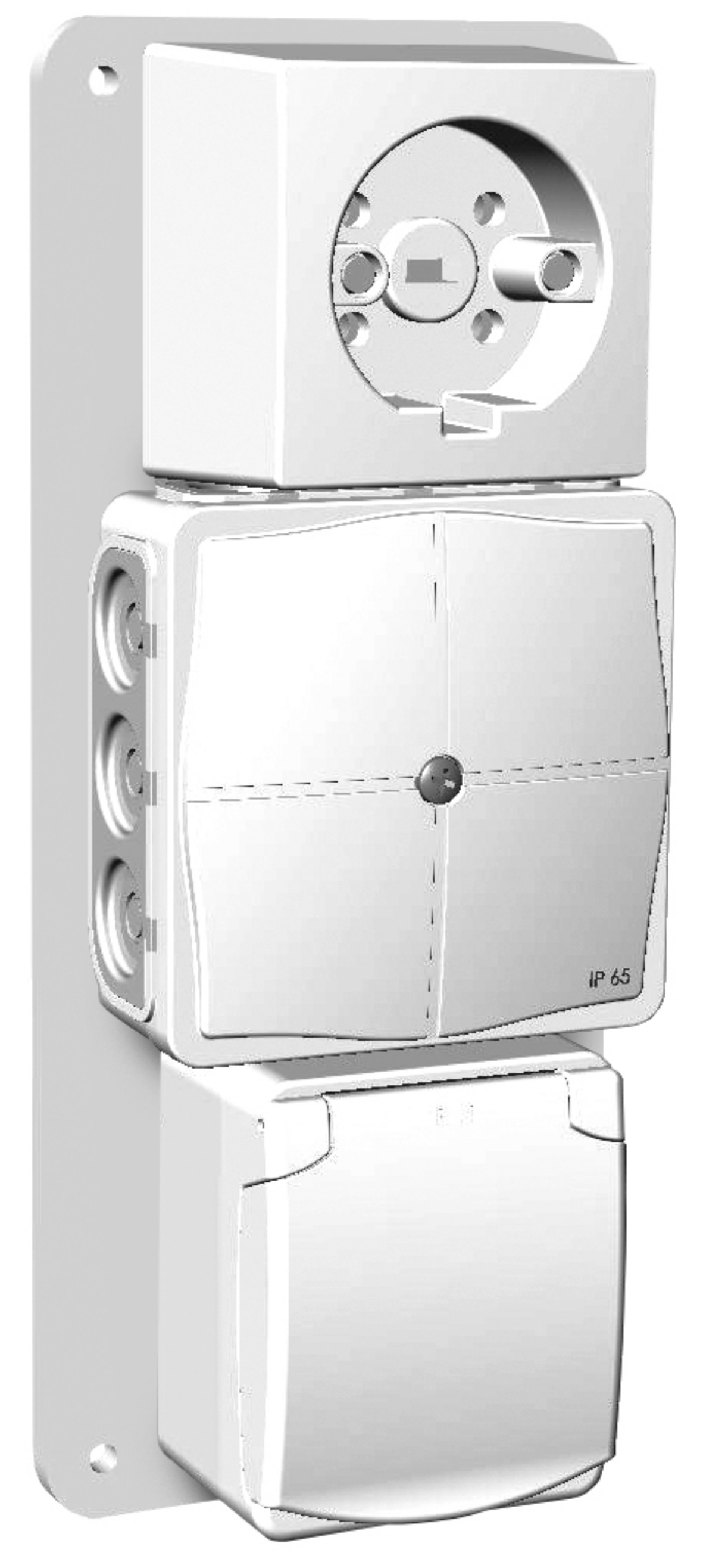 Norwesco rotutt häll/ugn 230/400V IP20 utv vit