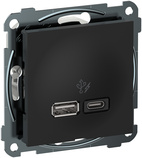 RS/plus laddutt 2xUSB A+C 45W inf sv
