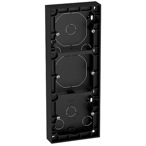 Plus förhöjn.ram 3-fack 20mm sv