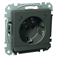 Exxact väggutt 1-v mj nattljus inf skruv ant