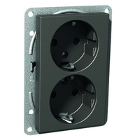 Exxact väggutt låg insats 2-v mj inf snabb ant