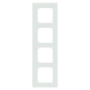 Exxact ram 4-fack glas Solid vit