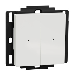 Exxact Wiser trådlös tryckkn 2-kanals vit